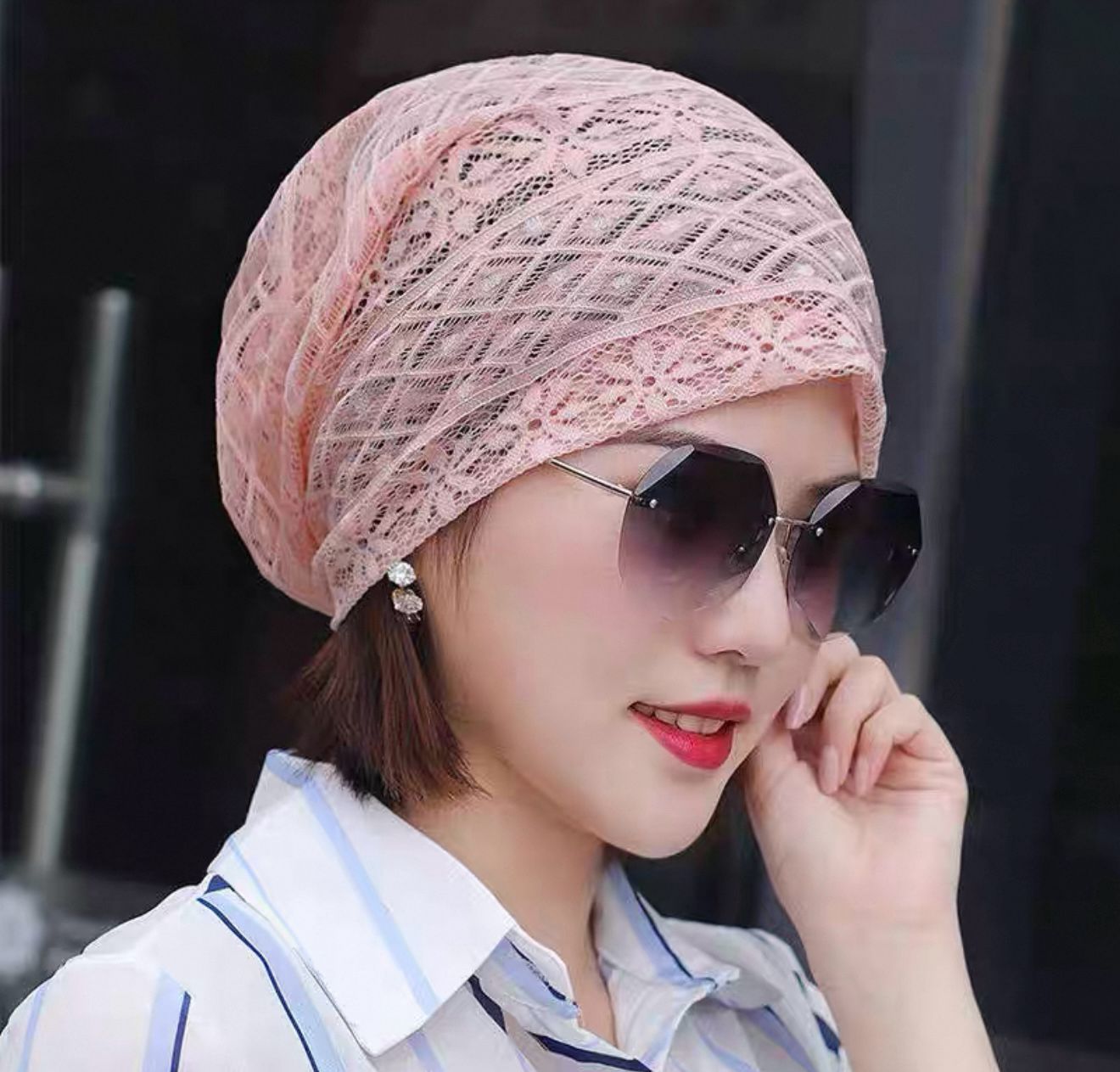 Luxe Lace Turban Headwrap – Multiple Colors