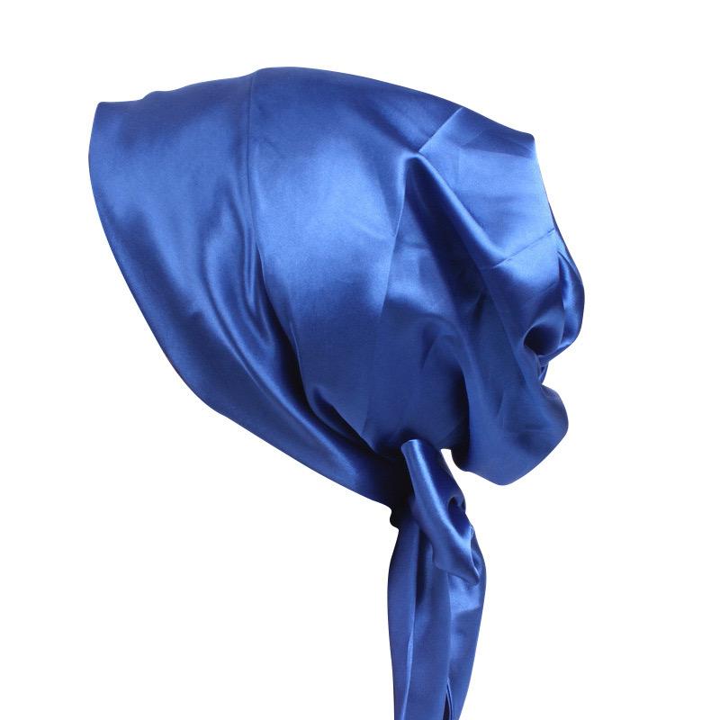 Silky Tie-Back Turban – Luxe Satin Collection