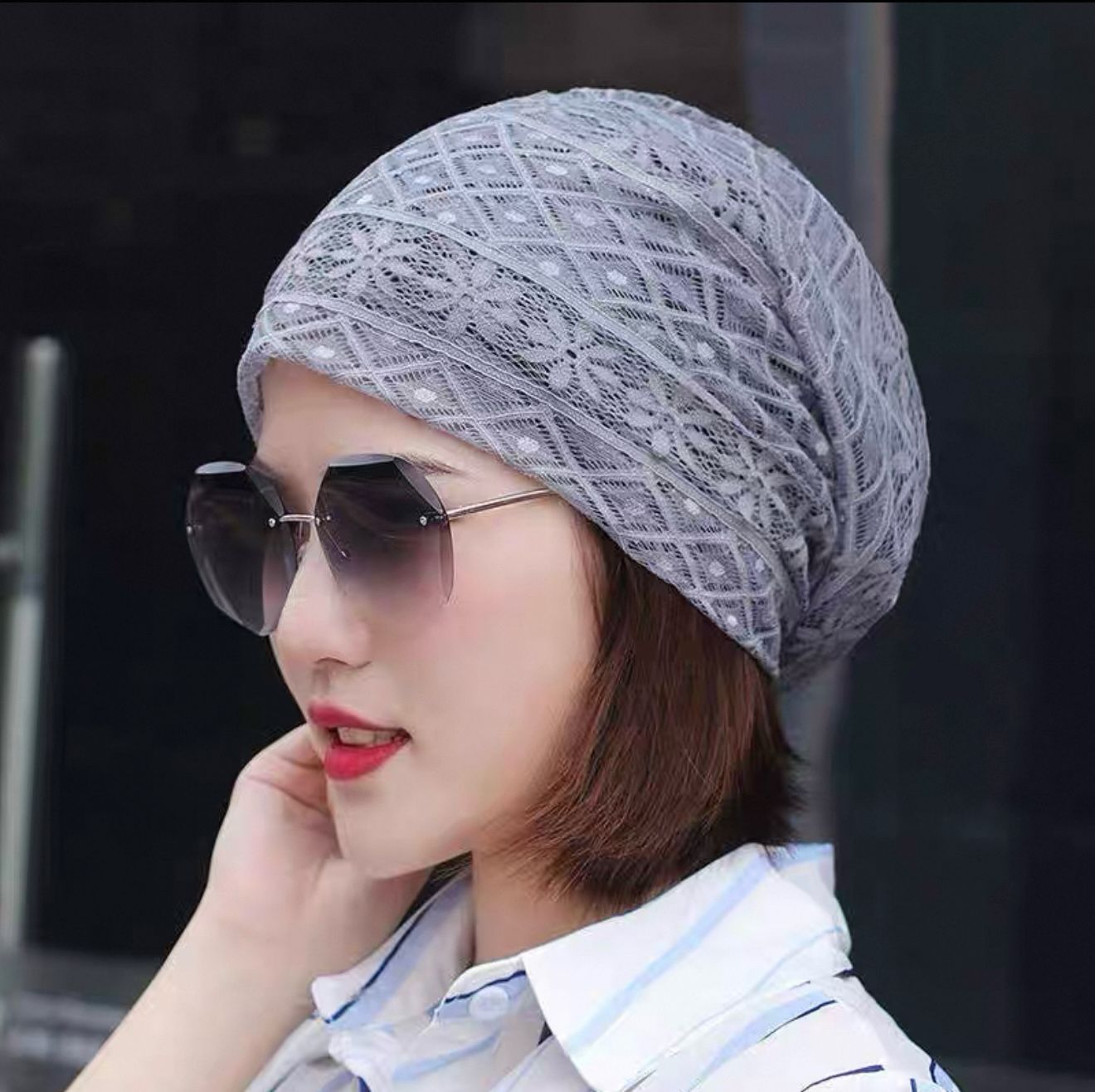 Luxe Lace Turban Headwrap – Multiple Colors
