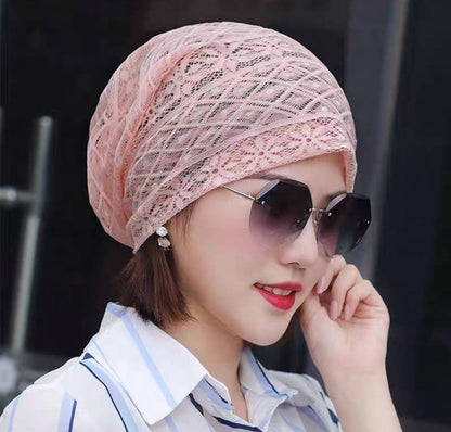 Luxe Lace Turban Headwrap – Multiple Colors