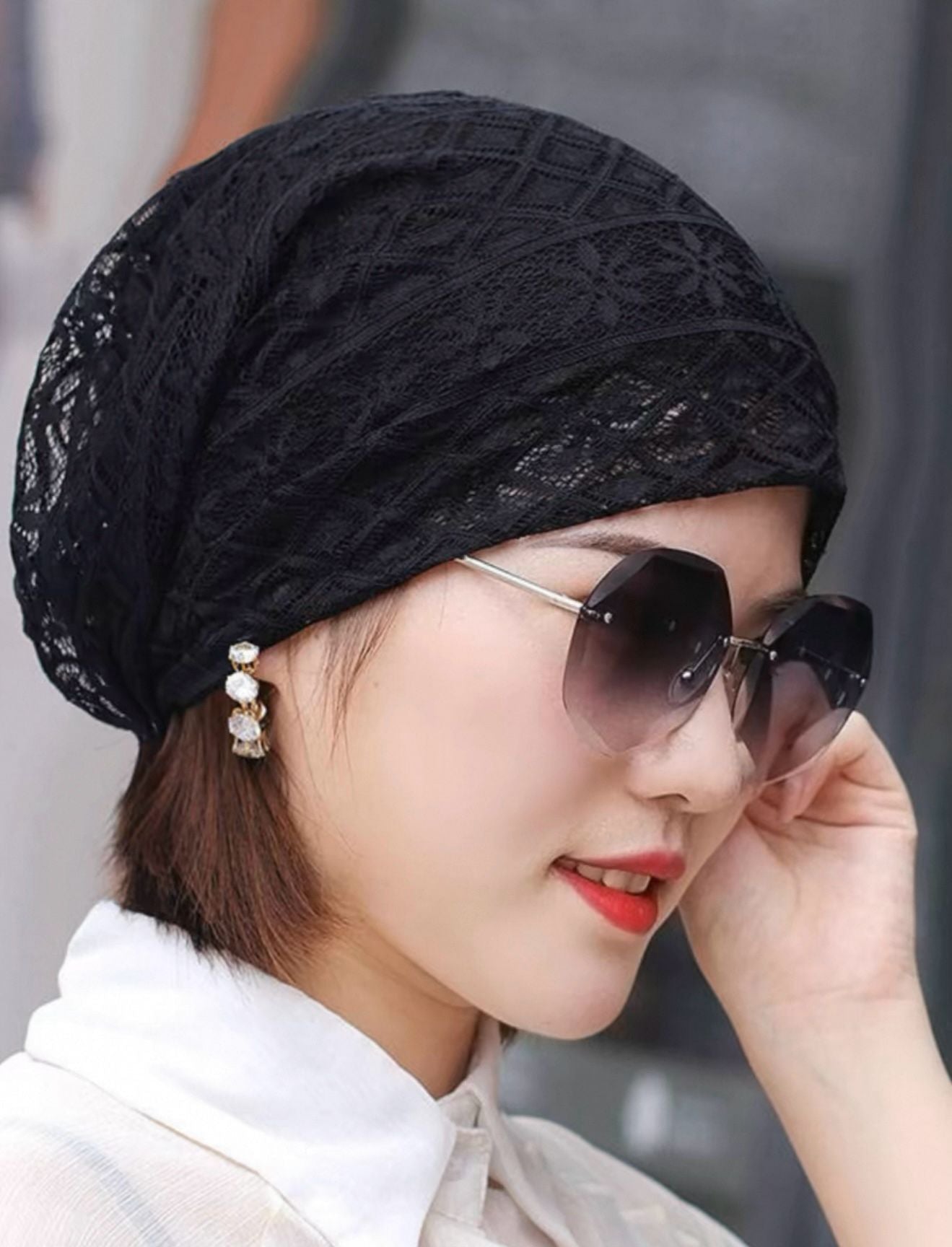 Luxe Lace Turban Headwrap – Multiple Colors